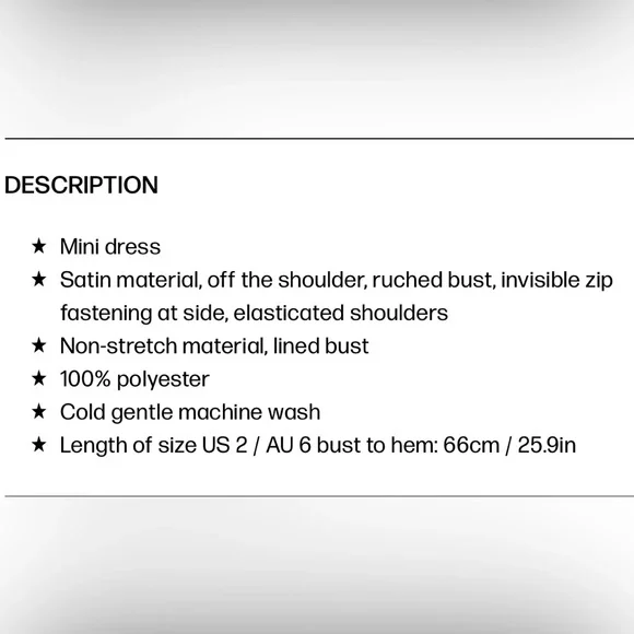 Princess Polly Sadee Mini Dress, Red, size US2 - Picture 8 of 8